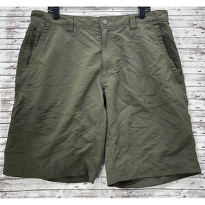 The North Face Axez Shorts Multipocket Hiking Gorpcore Green Olive Men's Size 40